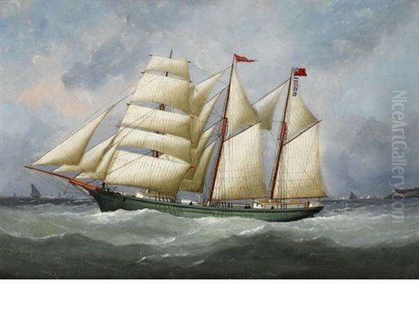 Kaleda Off Le Havre Oil Painting by Edouard Adam