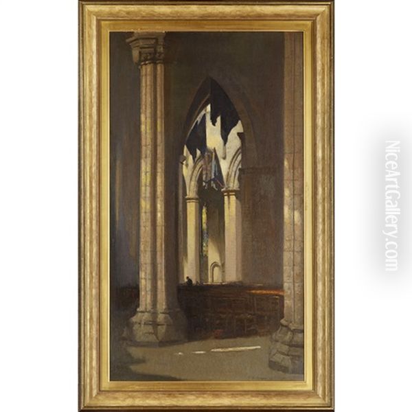 Interior Of St. Giles Oil Painting by Patrick William Adam