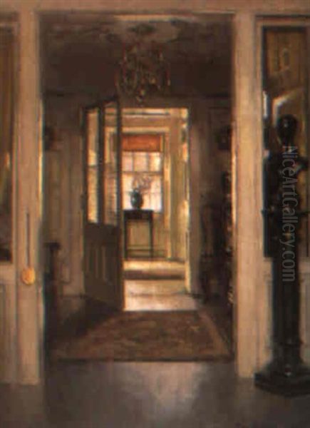 The Lodge, North Berwick Oil Painting by Patrick William Adam