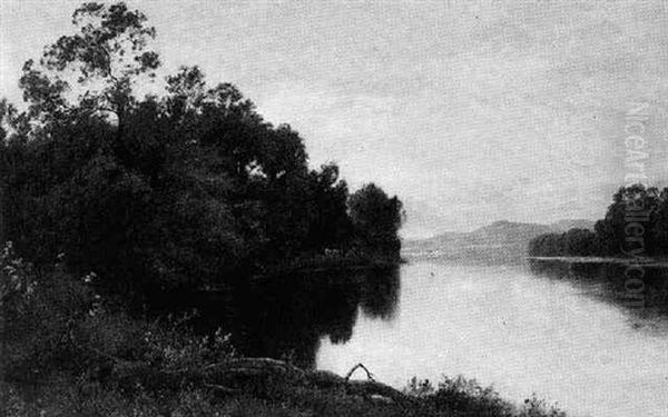Nature's Mirror Oil Painting by John Clayton Adams