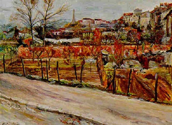 Paysage Oil Painting by Lucien Adrion
