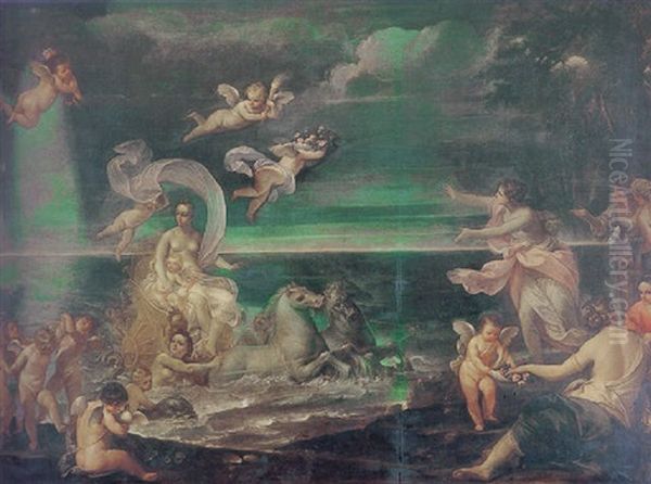 Birth Of Venus Oil Painting by Francesco Albani