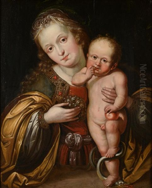 Manner Of Heinrich Aldegrever (1501-1562) Oil Painting by Heinrich Aldegrever