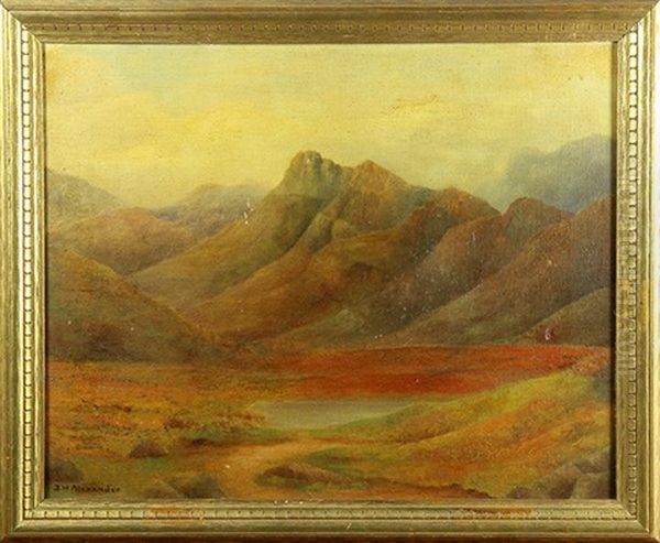 Mountain Vista Oil Painting by John White Alexander