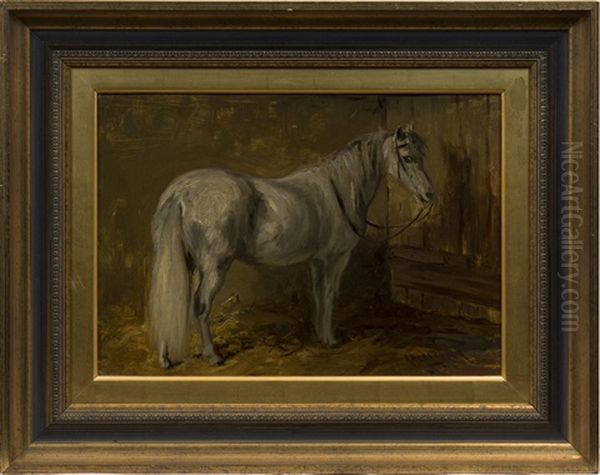 The White Horse Oil Painting by Robert L. Alexander
