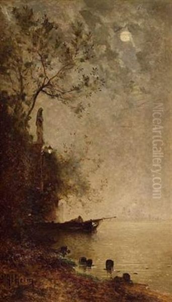 Venise Oil Painting by Jean d' Alheim