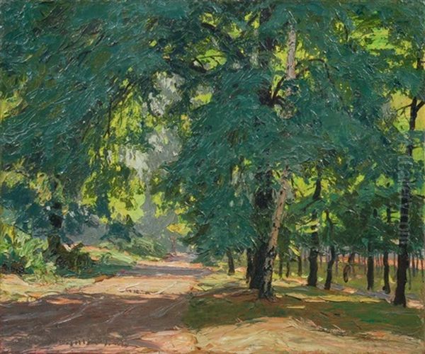 Im Hellerwald Oil Painting by Otto Altenkirch