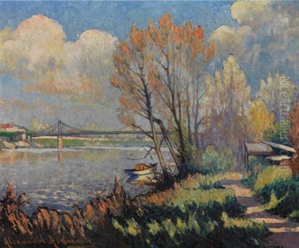 Paysage Oil Painting by Alexandre Altmann