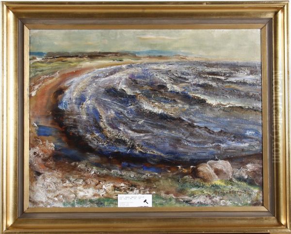 Marint Landskap. Oil Painting by Martin Aberg