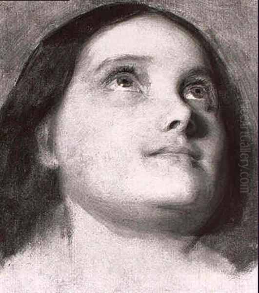 Madchenportrat Oil Painting by Friedrich von Amerling