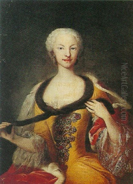 Portrait Of A Lady Oil Painting by Jacopo Amigoni