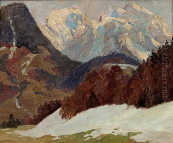 Spatherbst Oil Painting by Joan Anacker