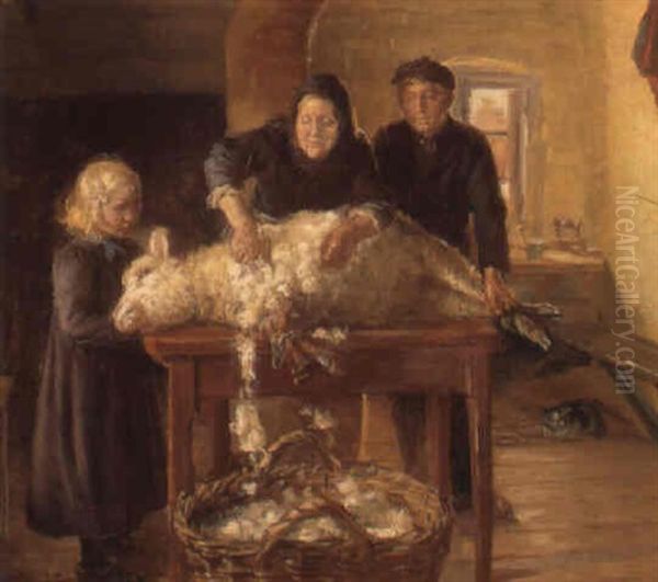 Faret Klippes Oil Painting by Anna Kirstine Ancher
