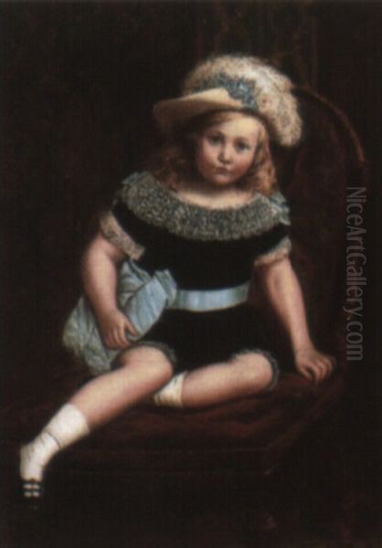 The Party Dress Oil Painting by Sophie Gengembre Anderson