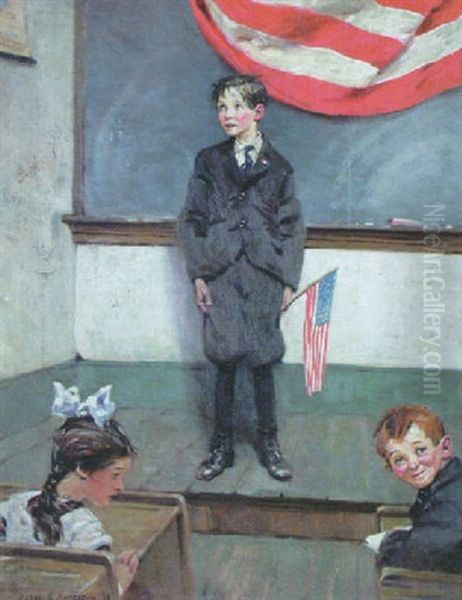 The Young Patriot Oil Painting by Victor Coleman Anderson