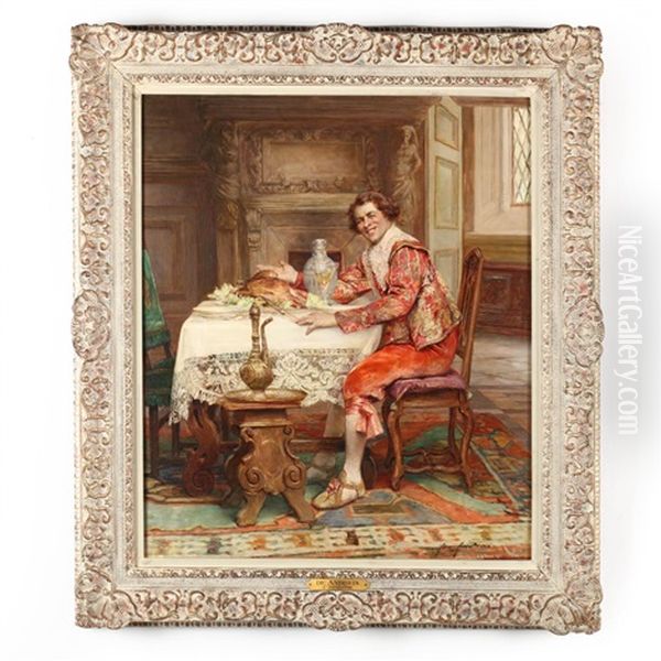 L'invitation (the Invitation) Oil Painting by Alex De Andreis