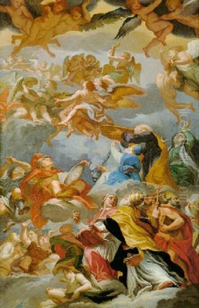 Allegorie De L'eglise Oil Painting by Vito D' Anna