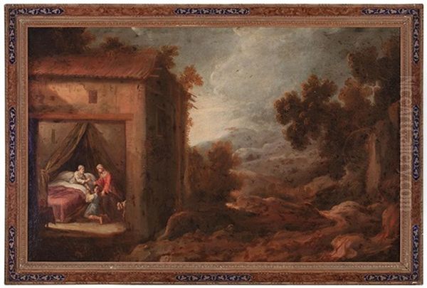 Jacob E Isaac Oil Painting by Francisco Antolinez