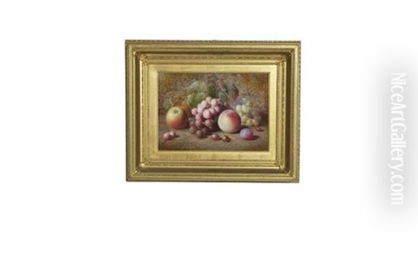 Still Life With Fruit (pair) Oil Painting by Charles Archer