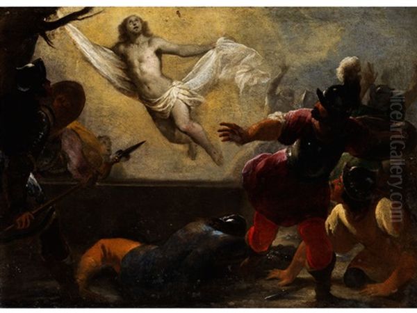 Himmelfahrt Christi Oil Painting by Gioacchino Assereto