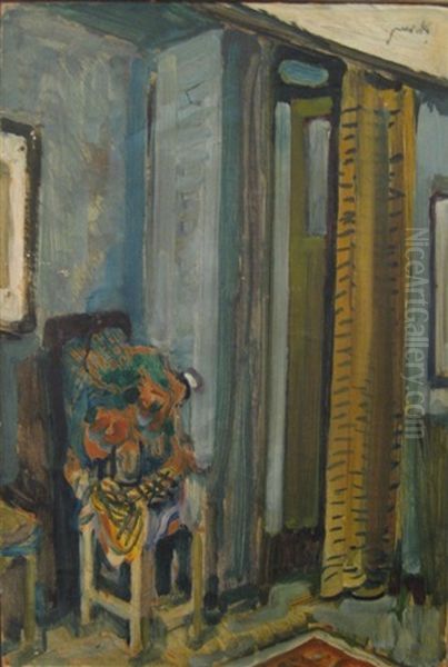 Interior Oil Painting by Aharon Avni