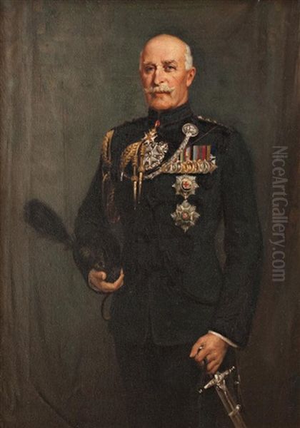 Prince Arthur Field Marshal Oil Painting by Moussa Ayoub