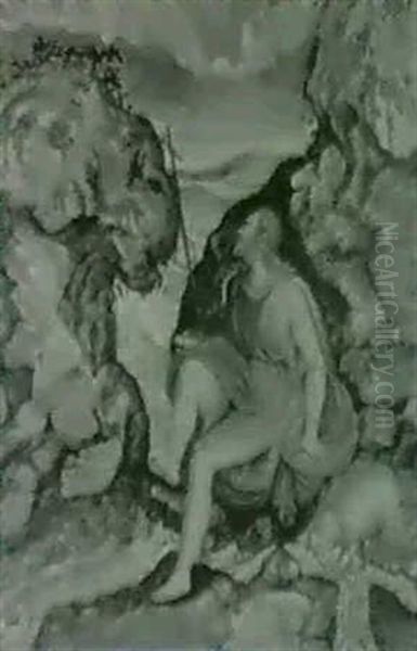 Saint Jerome Oil Painting by Frans Badens Saint Jerome Oil Painting by Frans Badens