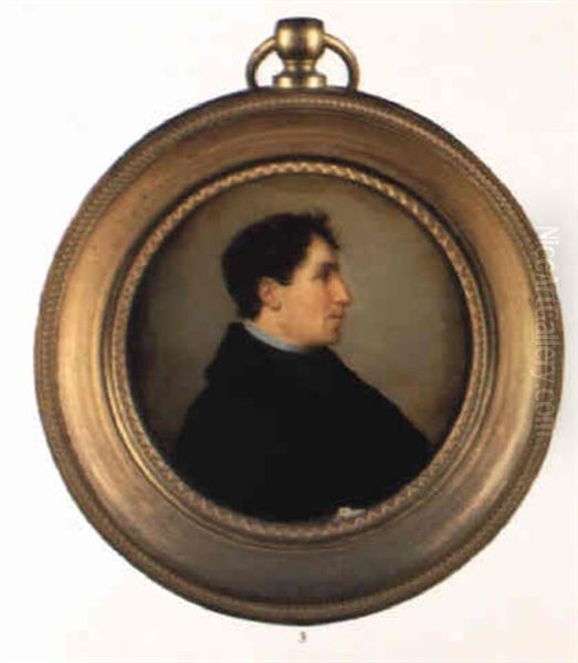 Ritratto Di Innocente Brigatti Oil Painting by Pietro Bagatti-Valsecchi