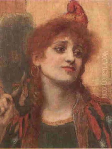 Rosanna Oil Painting by Nathaniel Hughes John Baird