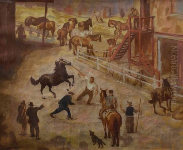 Untitled Oil Painting by Normand H. Baker