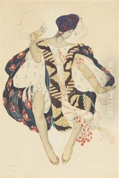 Untitled Oil Painting by Leon Bakst