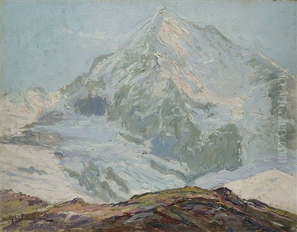 Cervino Oil Painting by Guglielmo Baldassini