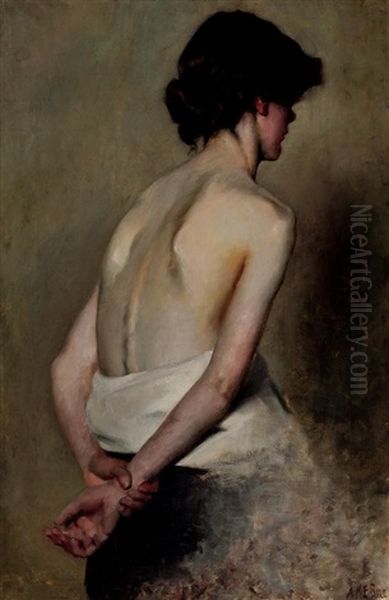 Young Girl Oil Painting by Alice Marian Ellen Bale