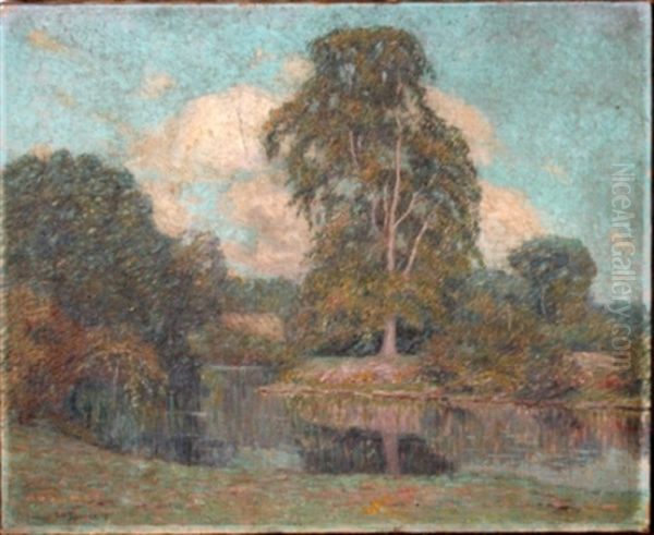 Landscape Oil Painting by Ernest Harrison Barnes