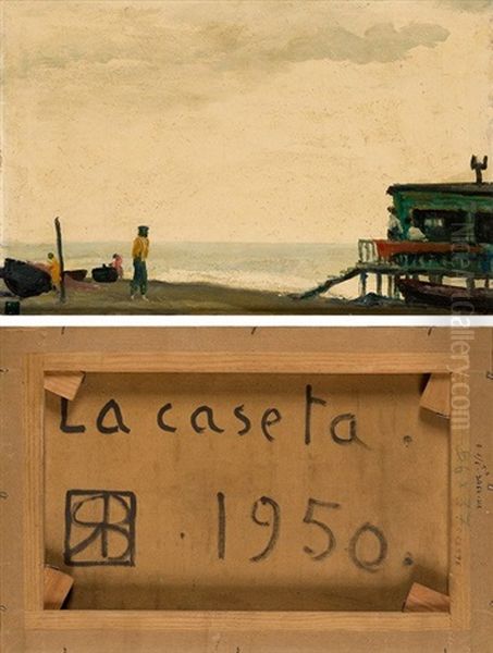 La Caseta, 1950 Oil Painting by Ricardo Baroja