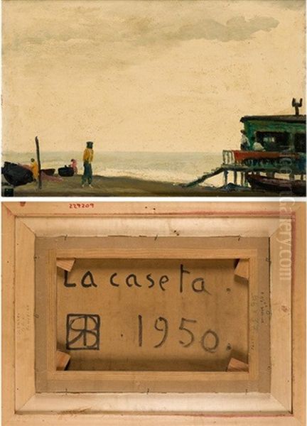 La Caseta, 1950 Oil Painting by Ricardo Baroja