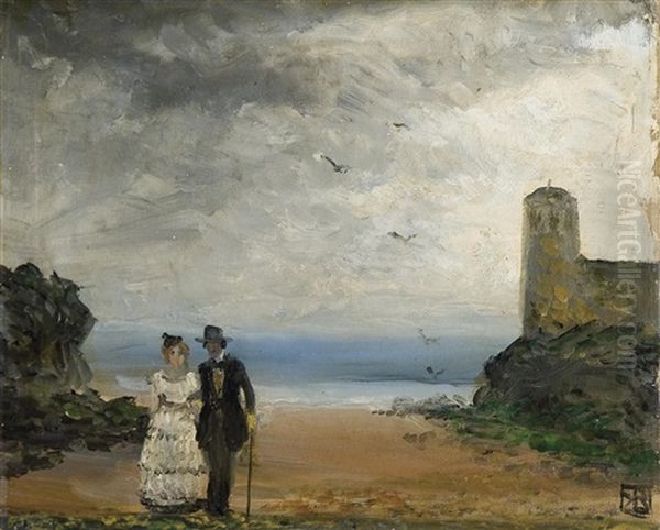 Atalaya Oil Painting by Ricardo Baroja