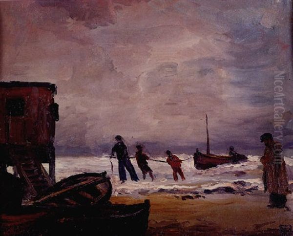 Varadero Oil Painting by Ricardo Baroja