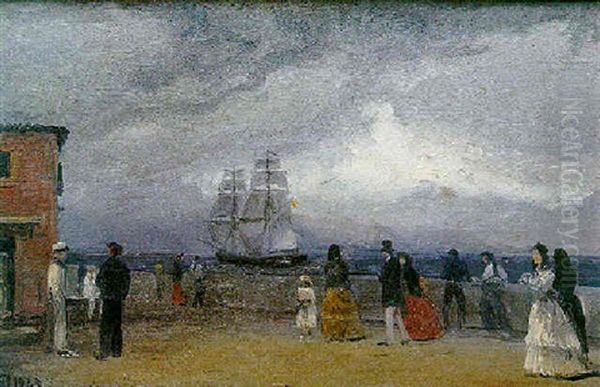 El Bergantin Oil Painting by Ricardo Baroja