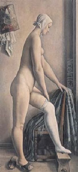 La Luronne Oil Painting by Francois Emile Barraud