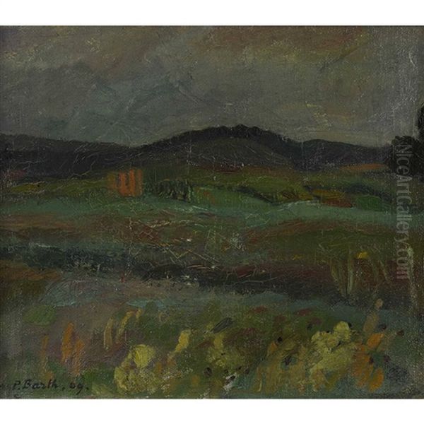 Insel Reichenau Oil Painting by Paul Basilius Barth