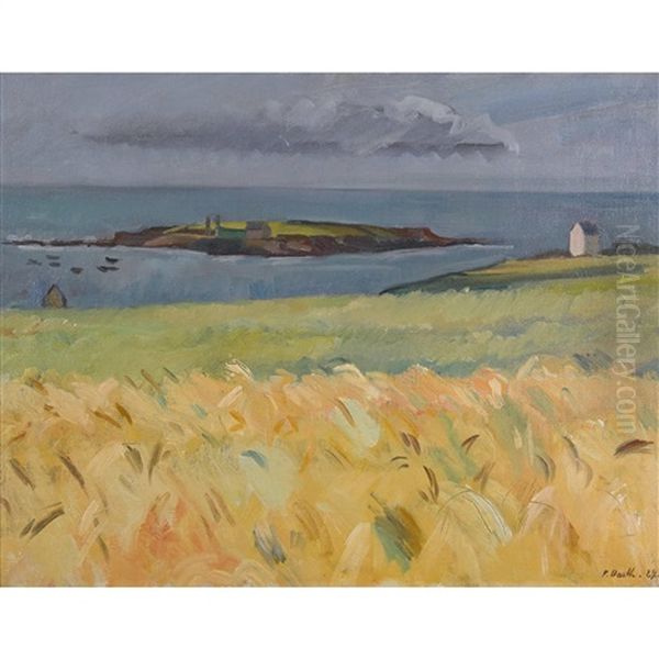 Marine Bretonne Oil Painting by Paul Basilius Barth
