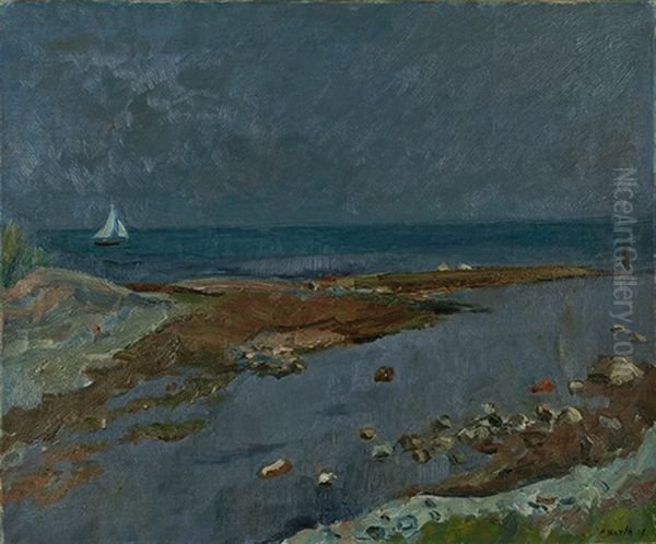 Goldachmundung Oil Painting by Paul Basilius Barth