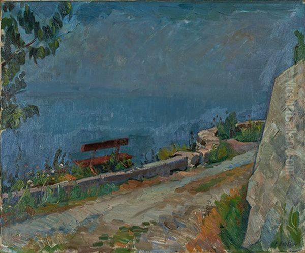 Morgen Am Genfersee Oil Painting by Paul Basilius Barth