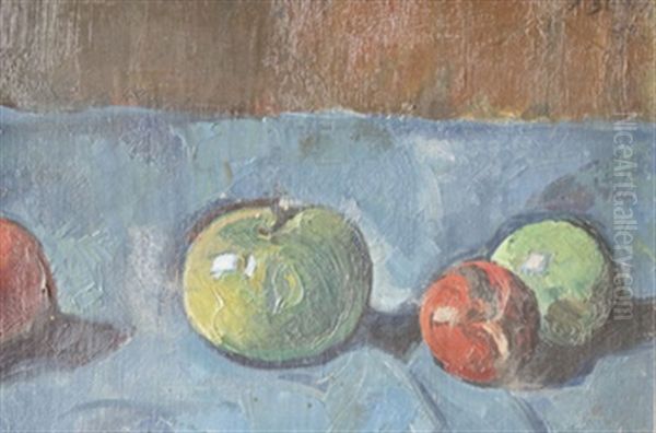 Nature Morte Aux Pommes Oil Painting by Paul Basilius Barth
