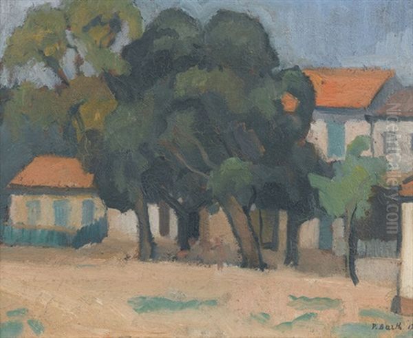 Porquerolle Oil Painting by Paul Basilius Barth