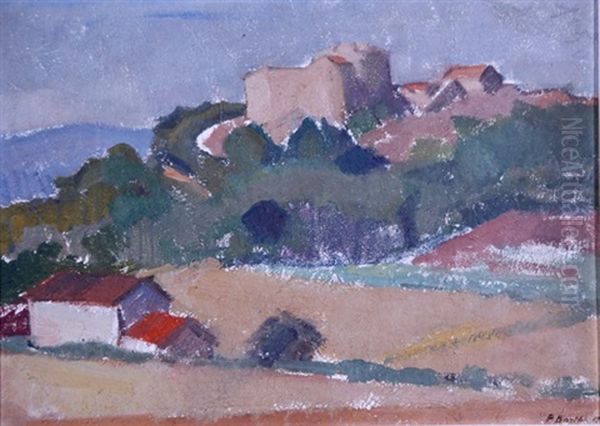 Porquerolles Oil Painting by Paul Basilius Barth