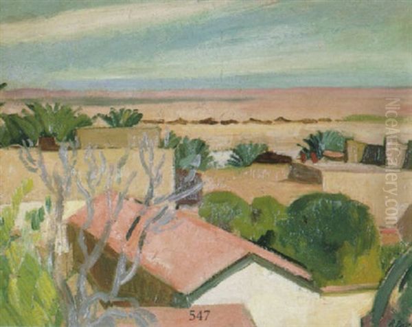 Porquerolles Oil Painting by Paul Basilius Barth