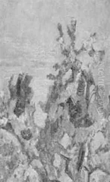 Blick Auf Den Genfersee Oil Painting by Paul Basilius Barth