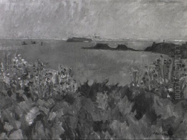 Bluhende Kuste Bei Saint Lunaire Oil Painting by Paul Basilius Barth